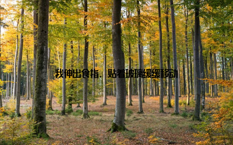 我伸出食指, 贴着玻璃缓缓移动