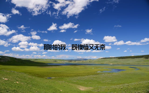 那时的我, 既懊恼又无奈