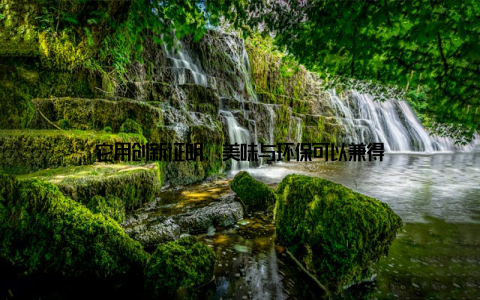 它用创新证明, 美味与环保可以兼得