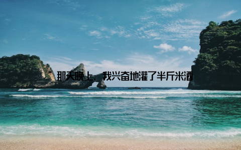 ”那天晚上, 我兴奋地灌了半斤米酒