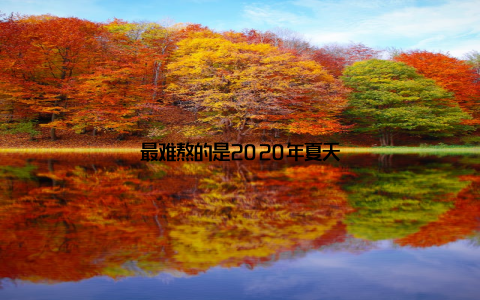 最难熬的是2020年夏天